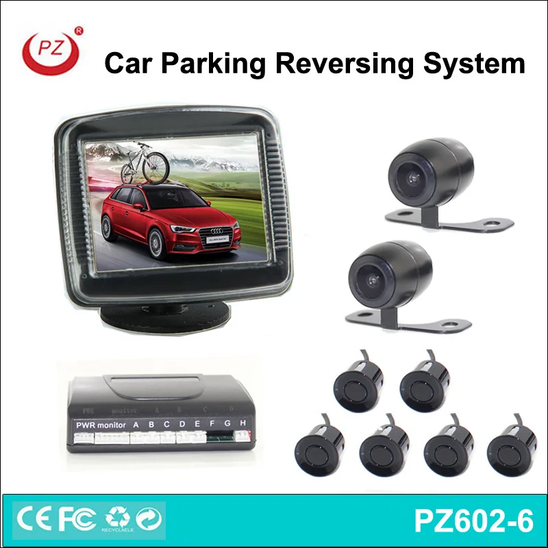 До и после 8 радар зонда оснащен высокой четкости отображения до камеры 3.5 дюймов