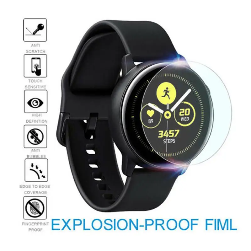 BEESCLOVER 3 шт протектор экрана для samsung Galaxy Active Watch высокопрозрачное защитное
