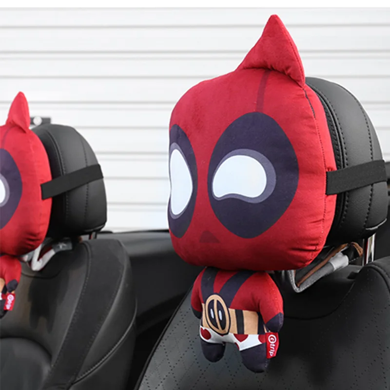 Подушка под шею Дэдпул Мститель Автомобильный подголовник универсальный