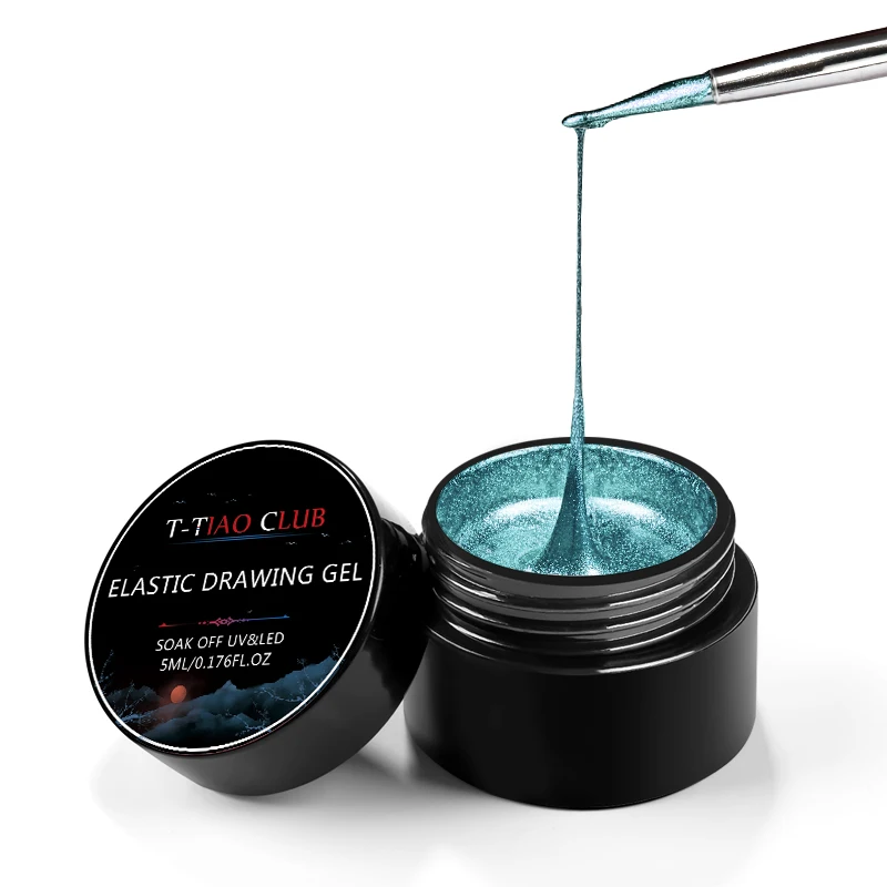 

T-TIAO CLUB Spider Gel Drawing Nail Gel Polish Creative Wire Painting Gel Pulling Silk Spider Soak Off UV Nail Art Lacquer