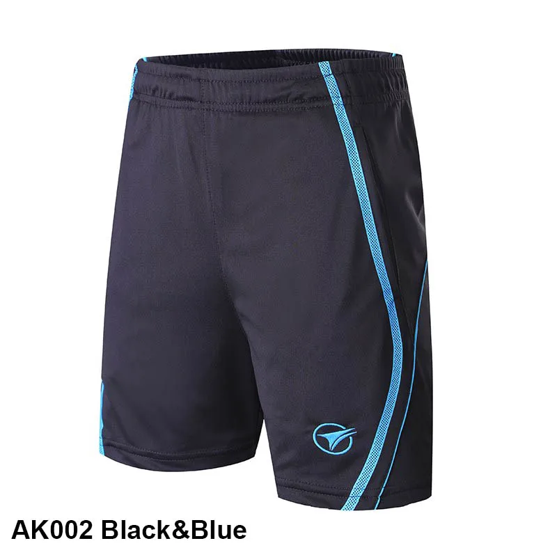 Ak002 blue Новинка, быстросохнущие мужские спортивные шорты для занятий в тренажерном зале, тренировок, тенниса, бадминтона, настольного тенниса, шорты для фитнеса, бега - Цвет: Ak002 blue
