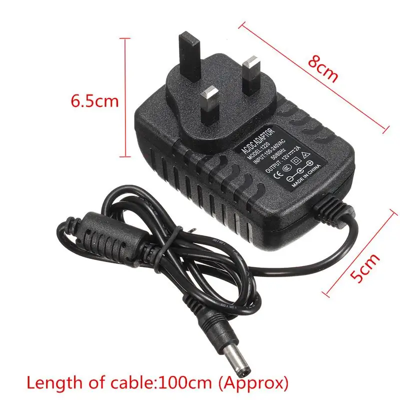 LEORY 1 шт. UK Plug 12 В 2A сетевой AC-DC адаптер питания зарядное устройство адаптер для Bose SoundLink-Mini