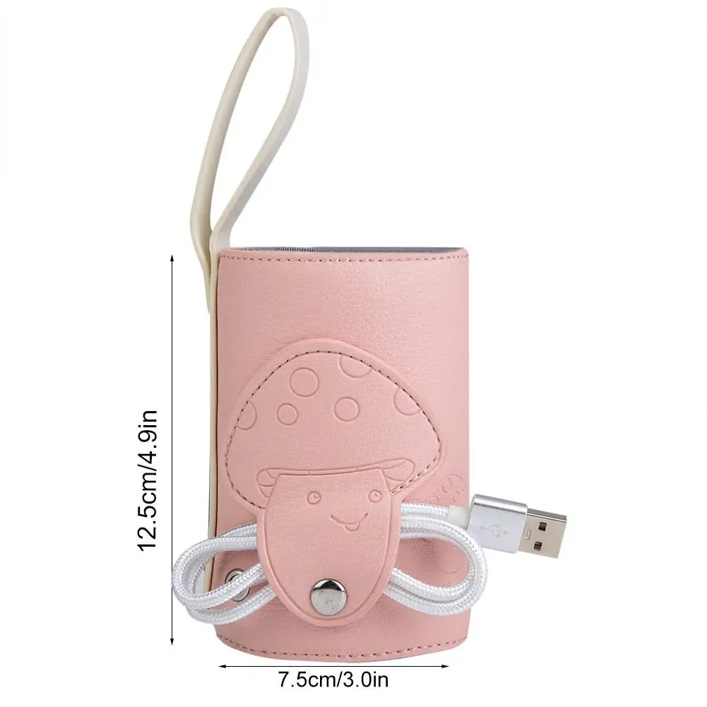 PPSU держатель изоляции бутылки младенца мешок usb зарядка постоянная температура нагреватель бутылки молока изоляционный нагревательный чехол