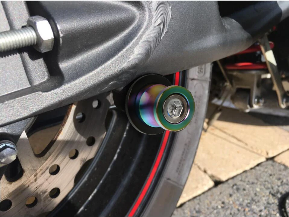 

Swingarm Spools Slider Stands Screws Swing Arm Motorbike Motorcycles Paddock For Kawasaki ZZR600 ZZR 600 2003 2004 2005-2008