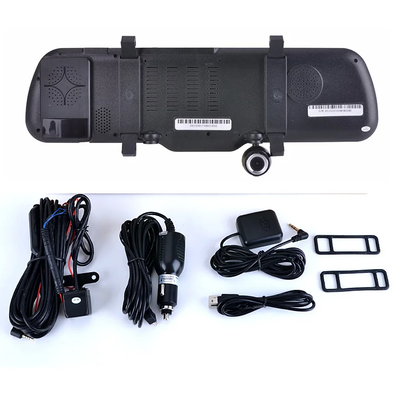 5 дюймов IPS Автомобильный GPS навигатор зеркало заднего вида Android 4 Allwinner A23Quad-core 1080P