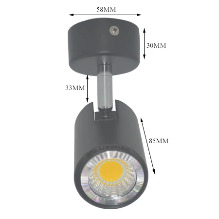 Black 1 lamp Новая мода художественная трубчатая потолочная лампа регулируемый угол GU10 прожекторы фоновое освещение светильник точечное освещение лампа - Цвет корпуса: Black 1 lamp