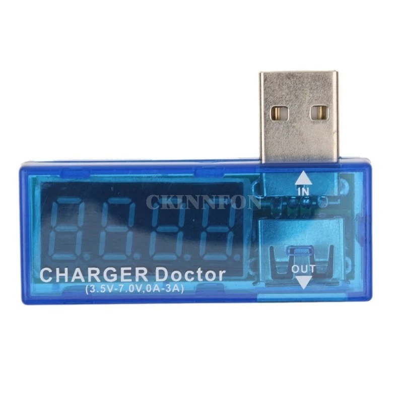 DHL 500 шт. Батарея тестер USB Зарядное устройство Доктор мобильный детектор уровня