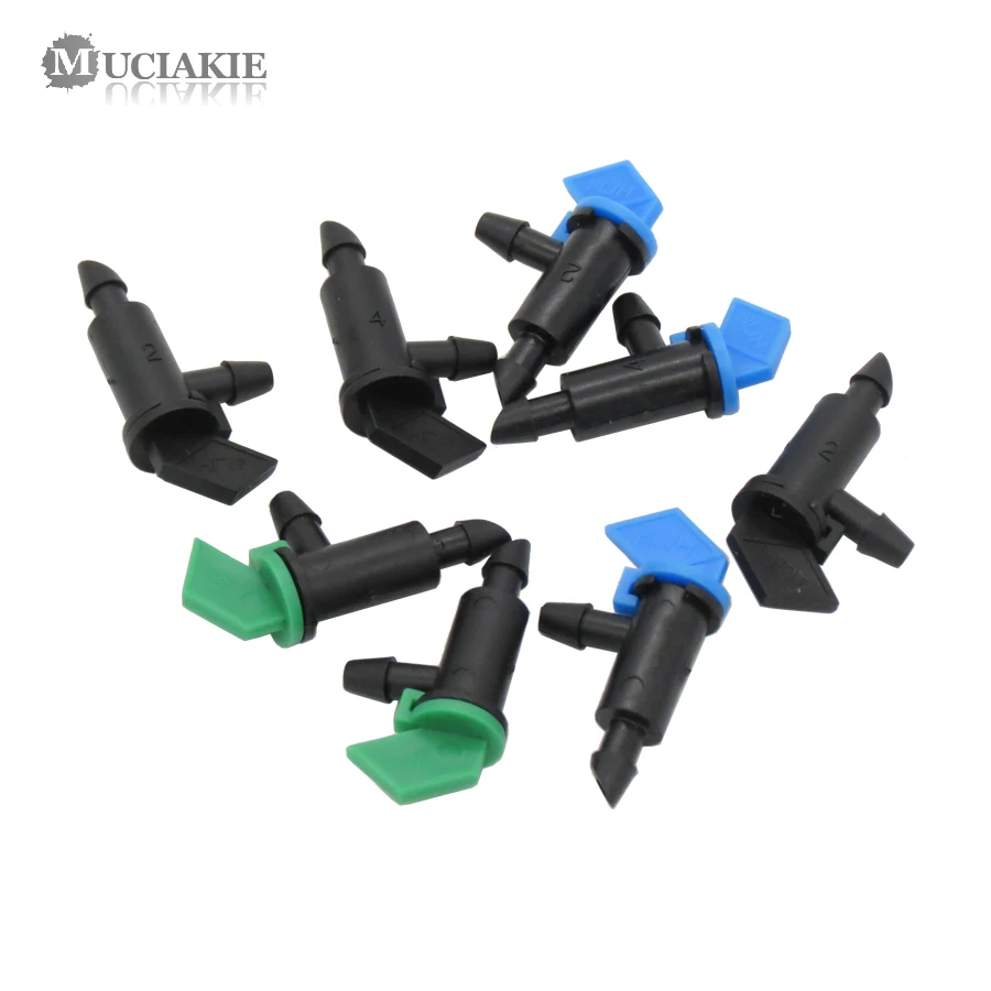 MUCIAKIE 4L/H 8L/H 16L/H садовый поливочный микрополив с бородкой флаг капельница