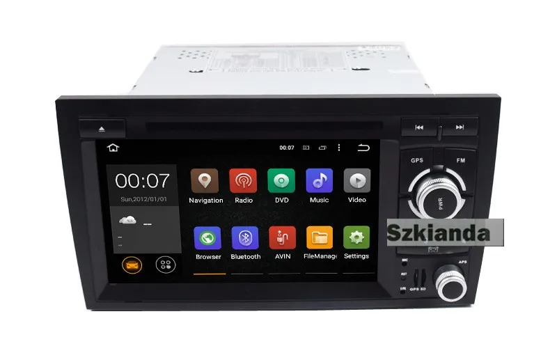 Автомобильный dvd-плеер Android 6,0 для Audi A4 2002-2008 год с Wifi 4G gps Bluetooth Радио RDS USB SD карта+ камера заднего вида