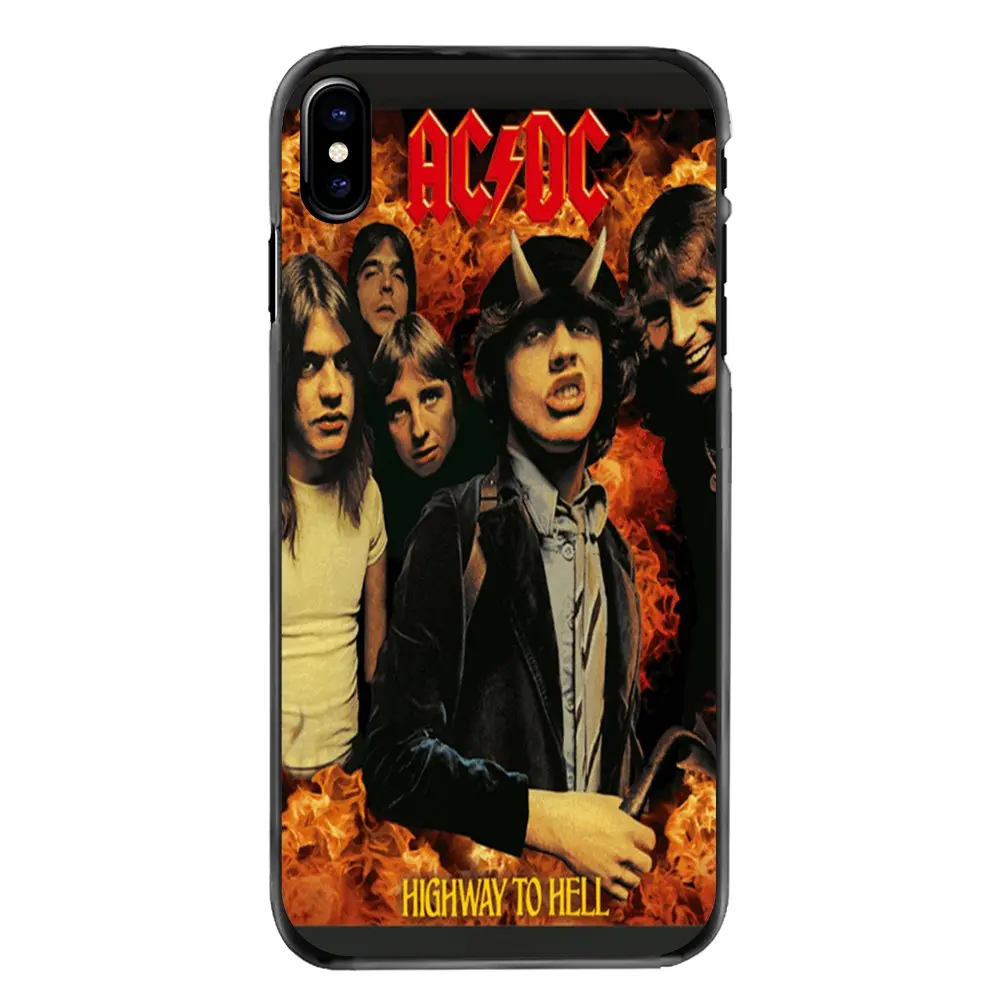Для Samsung Galaxy A3 A5 A7 A8 J1 J2 J3 J5 J7 Prime 2015 2016 2017 крышка мобильного телефона Rock Band Highway to Hell