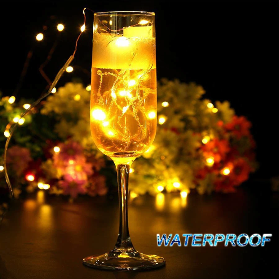 Светодиодный светильник Звездная гирлянда RGB светодиодный Феи медная проволока