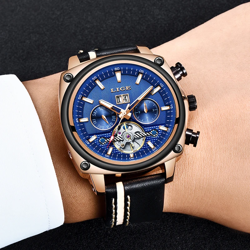 2019 Новое поступление на Новый год подарок lige top бренд Роскошные автоматические