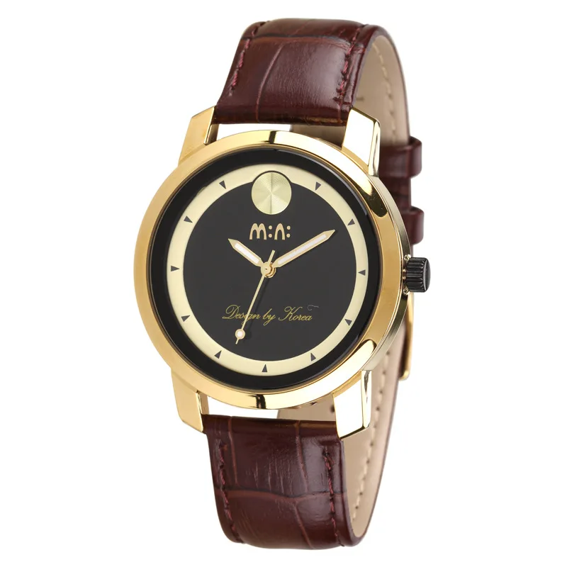 Роскошные Брендовые Часы мужские модные золотые/Черные Водонепроницаемые