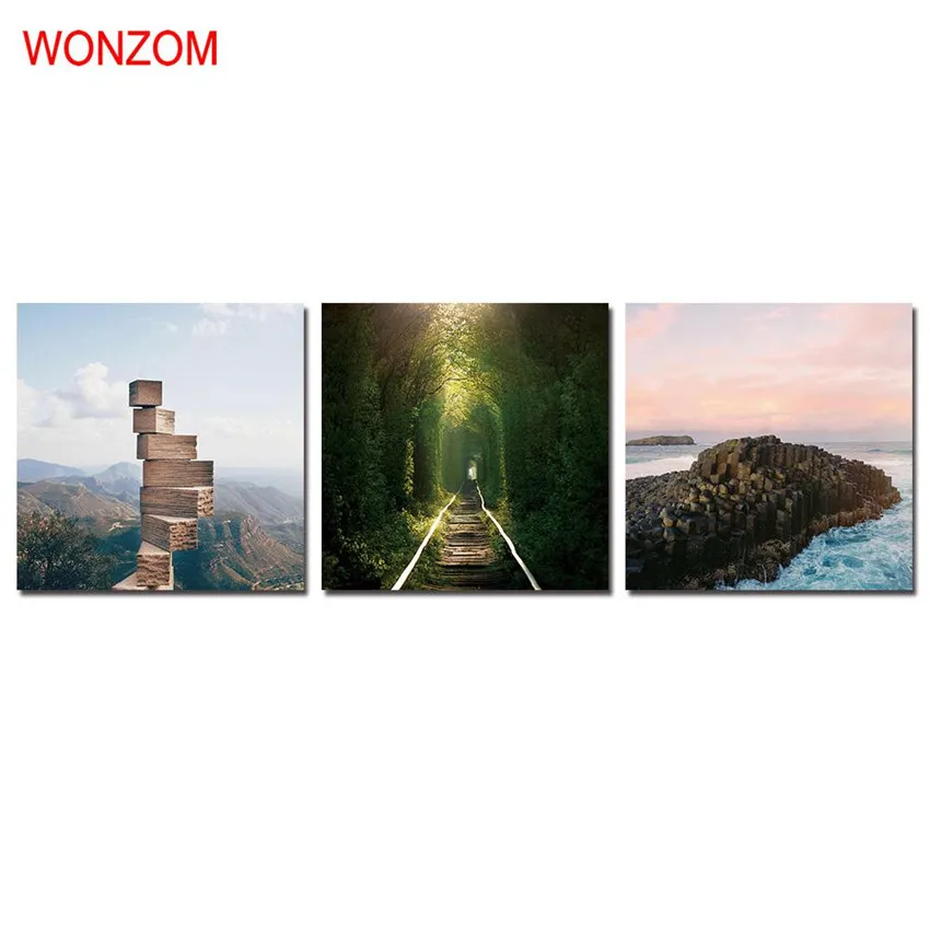Красивые декорации декоративные картины 3 шт. на холсте современные настенные