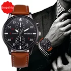 Relogio masculino часы мужские военные кварцевые часы мужские часы Лидирующий бренд роскошные кожаные спортивные наручные часы Дата часы 8225