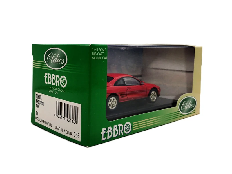 1:43 Ebbro Toyota MR2(SW20) 1989 литая модель автомобиля