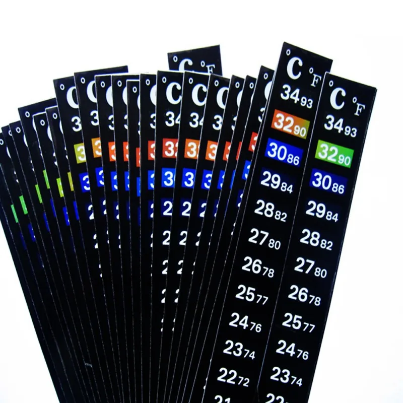 Быстро читаемый термометр для аквариума наклейка дома изменяемый цвет домашнего