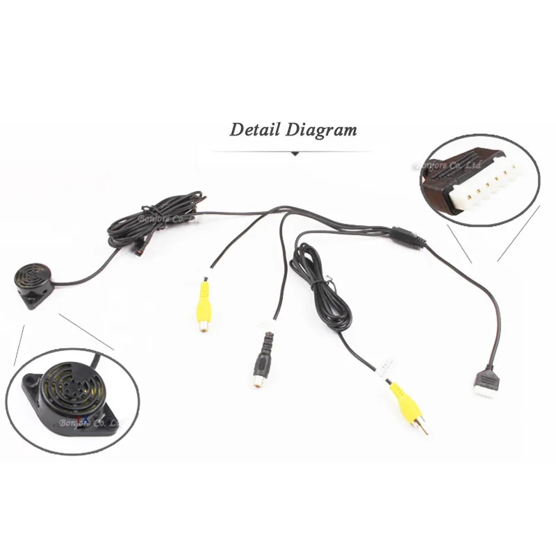 Koorinwoo датчик парковки 8 датчиков подсветка с камерой обратный резервный радар