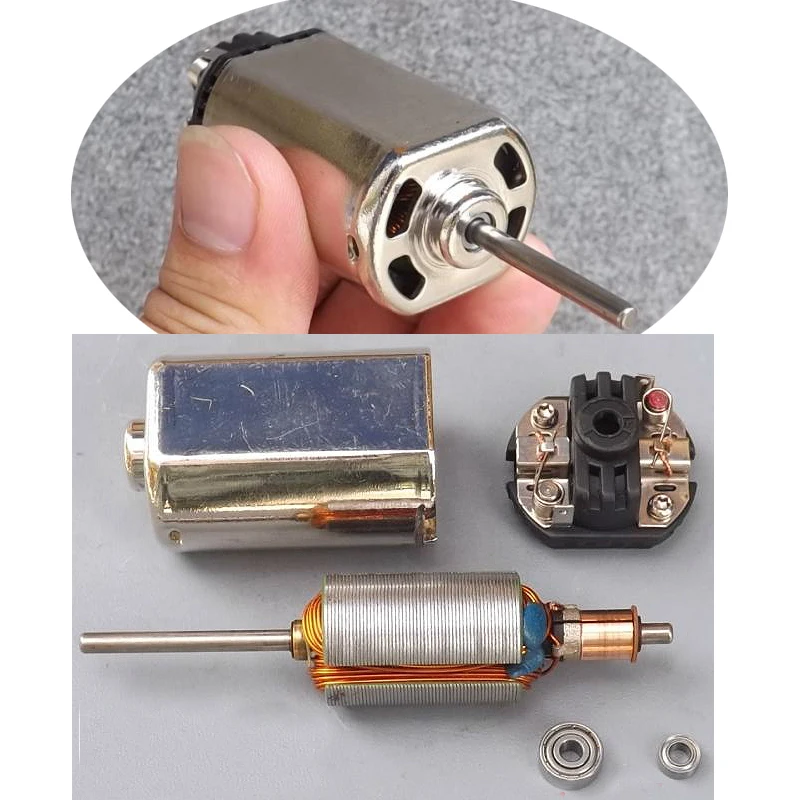 1 шт. высокоскоростной электродвигатель постоянного тока 7 2 В 480 об./мин. С двойным