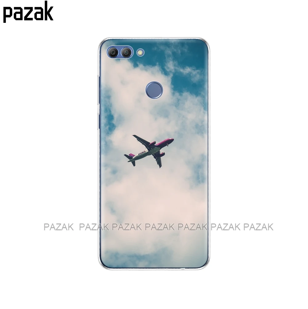 34349 Силиконовый чехол для телефона huawei Y9, чехлы, Coque etui, бампер, оболочка, мягкий ТПУ, задняя крышка для телефона, полная защита 360 - Цвет: 34349