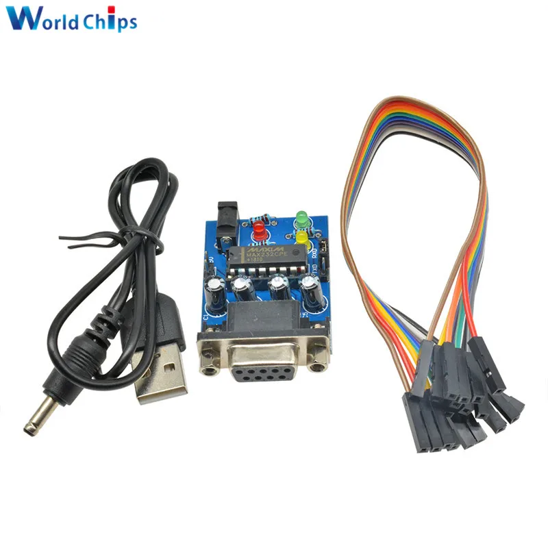 Модуль преобразователя MAX232 RS232 в TTL встроенный модуль передачи MAX232CPE