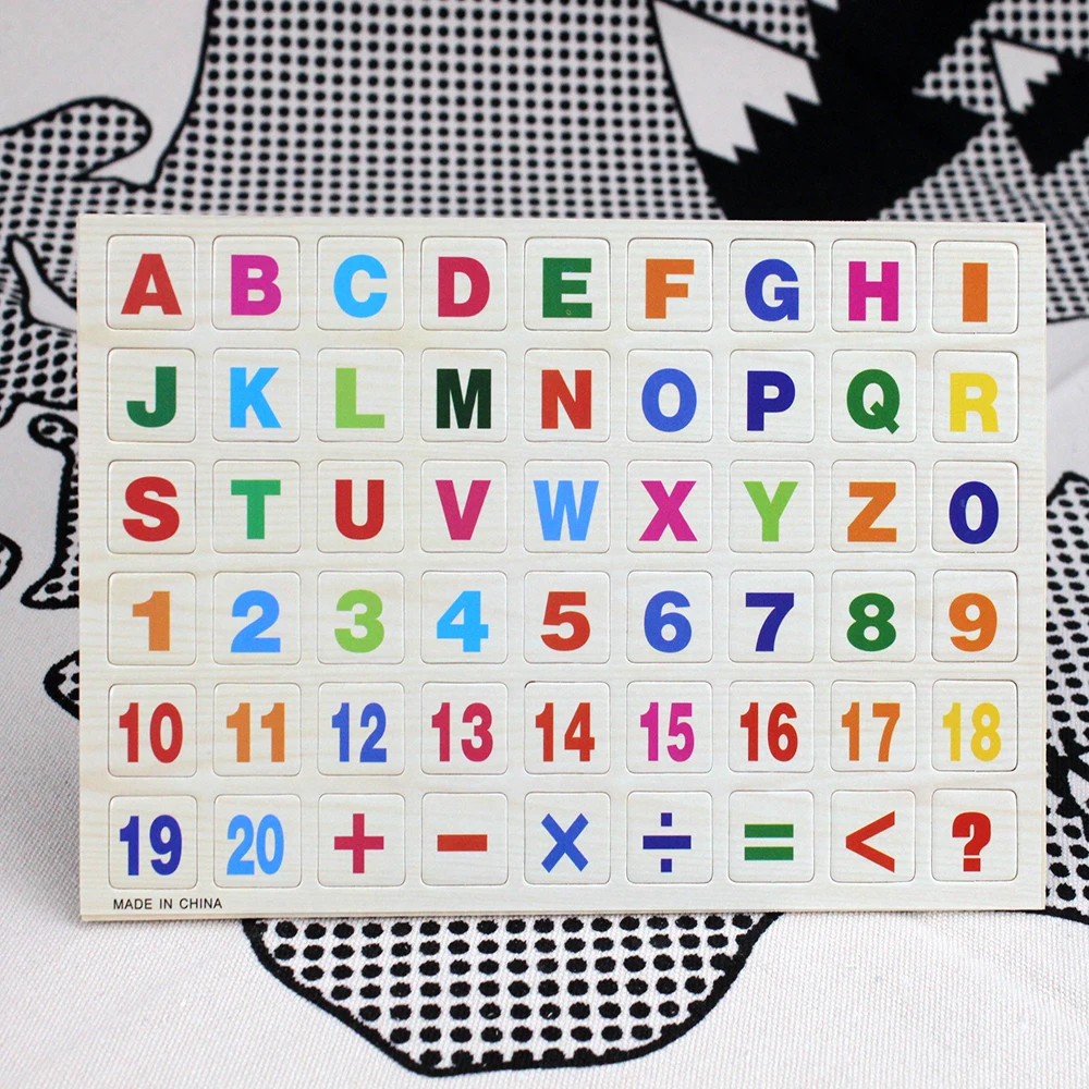 Детский английский/русский ABC набор детские игрушки Монтессори деревянный