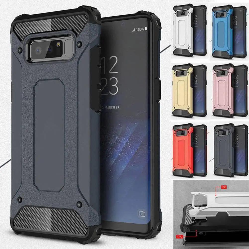 For Samsung Galaxy A5 2017 Rugged Armor Bumper PC+TPU Hybrid Hard Shockproof Tough Case Cover |
