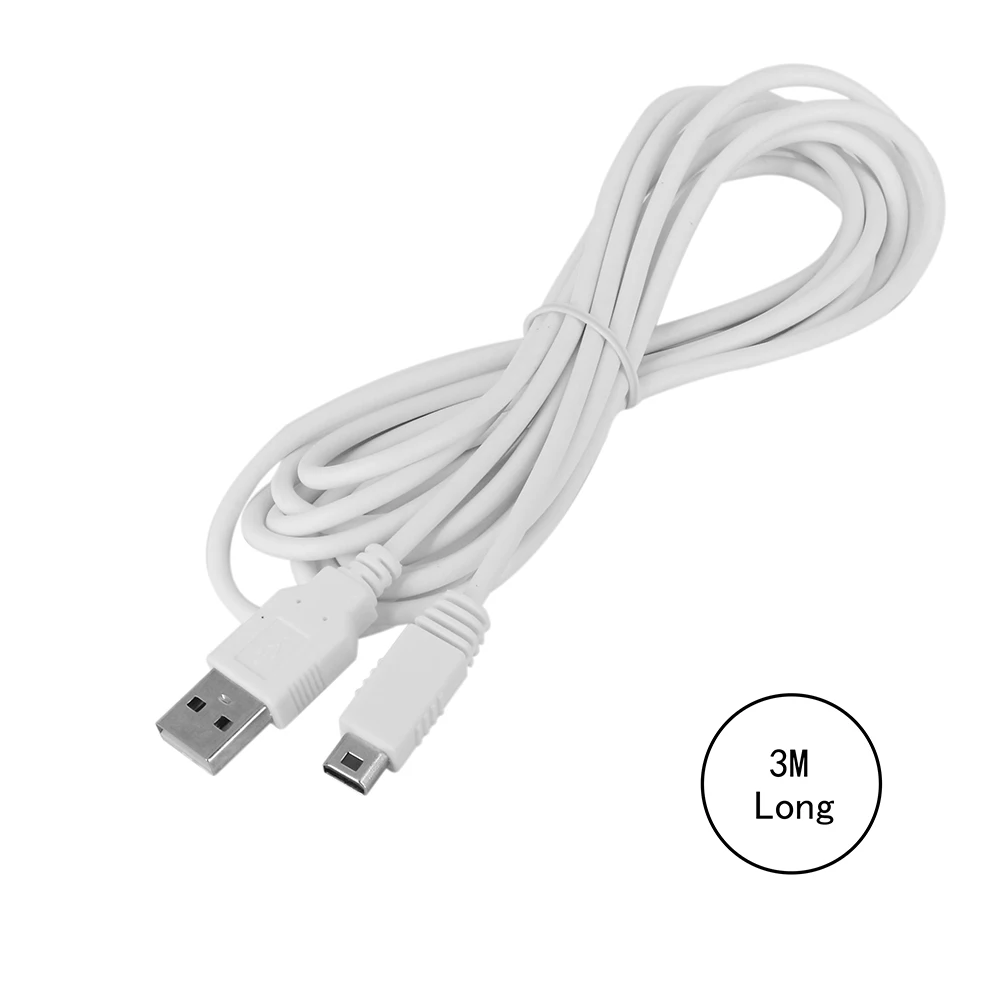 Зарядный кабель YTTL 3 м зарядное устройство USB для передачи данных геймпада Nintendo II U