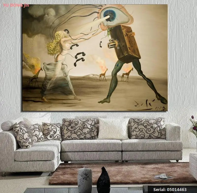 Salvador Dali натюрморт абстрактная картина маслом Рисование Искусство спрей без рамы