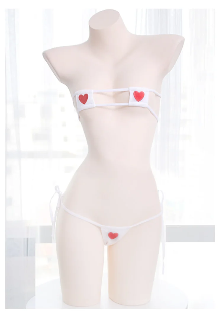 Японское женское каваи белье комплект из 2 предметов бюстгальтер с вышивкой в