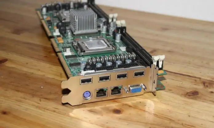 100% OK оригинальный полный размер Процессор карты PEAK8920VL2 REV: C IPC доска PICMG1.3 SBC с