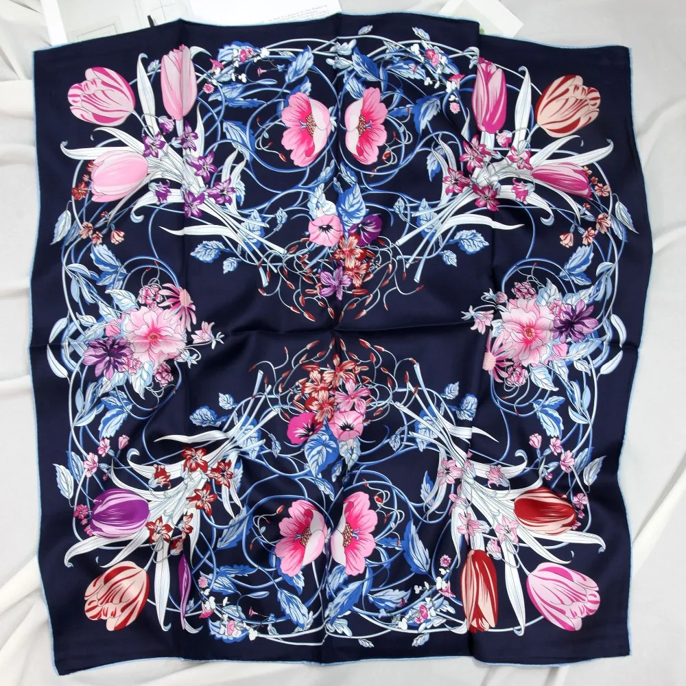 

ELEGANT HANDMADE BRAND 100%Twill Silk Scarf TWIC-49930