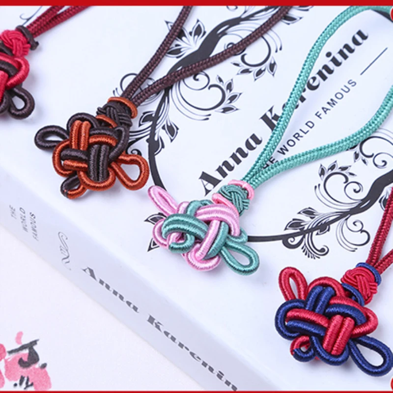 Комплект из 2 предметов мини китайские узлы с кисточками цепочка подвеской в