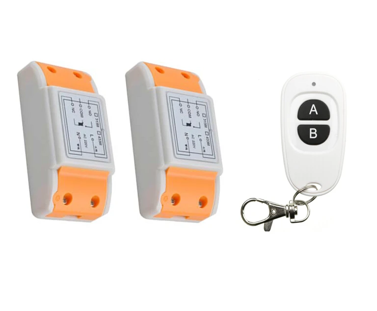 2016 new 220 v 1 ch wireless remote control switch 2 piece receiver +1 transmitter | Remote Control