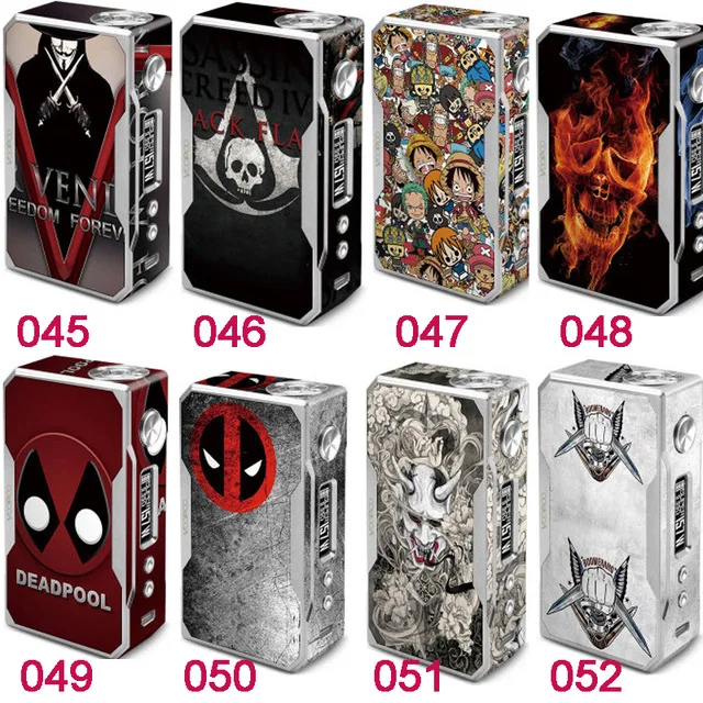 Наклейки на электронные сигареты VOOPOO DRAG TC 157 Вт боксмод 1 шт.|Декоративные пленки| |