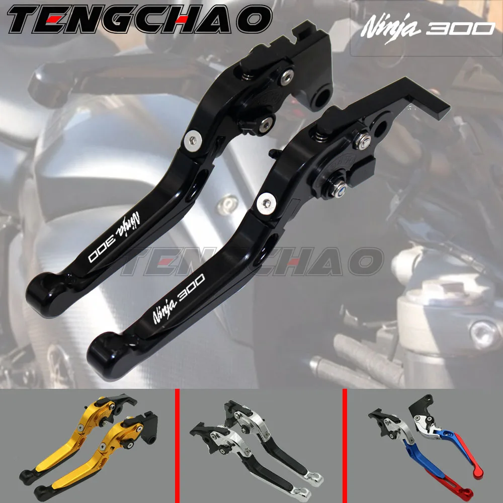RiderJacky CNC короткий регулируемый тормозной рычаг сцепления для Kawasaki NINJA 300R Ninja300 Ninja