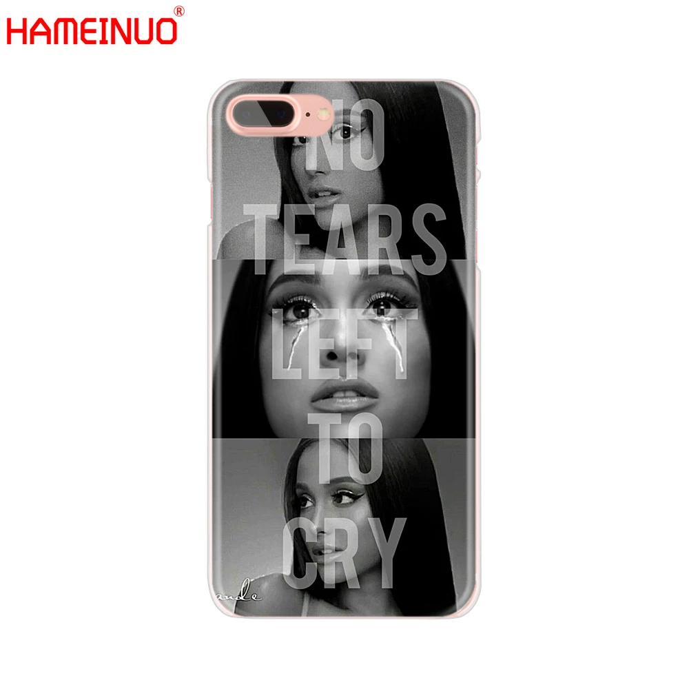 HAMEINUO без слез слева Cry Ариана Гранде сотовый телефон чехол для iphone X 8 7 6 4 4s 5 5s SE 5c 6s