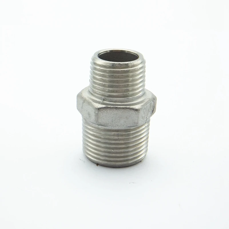 3/4 &quotBSP Male x 1/2&quot BSP резьба Шестигранная ниппель редуктор 304 нержавеющая сталь
