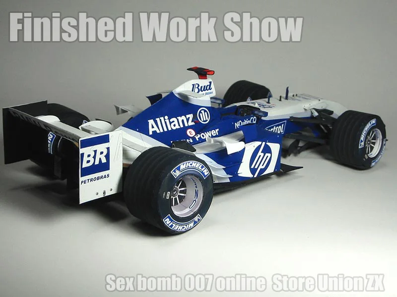 Новая модель 1:18 Montoya 2004 года. Сборная Гоночная машина для FW-26. 3d-модель для хобби F1. Игрушечная фигурка для гоночной машины