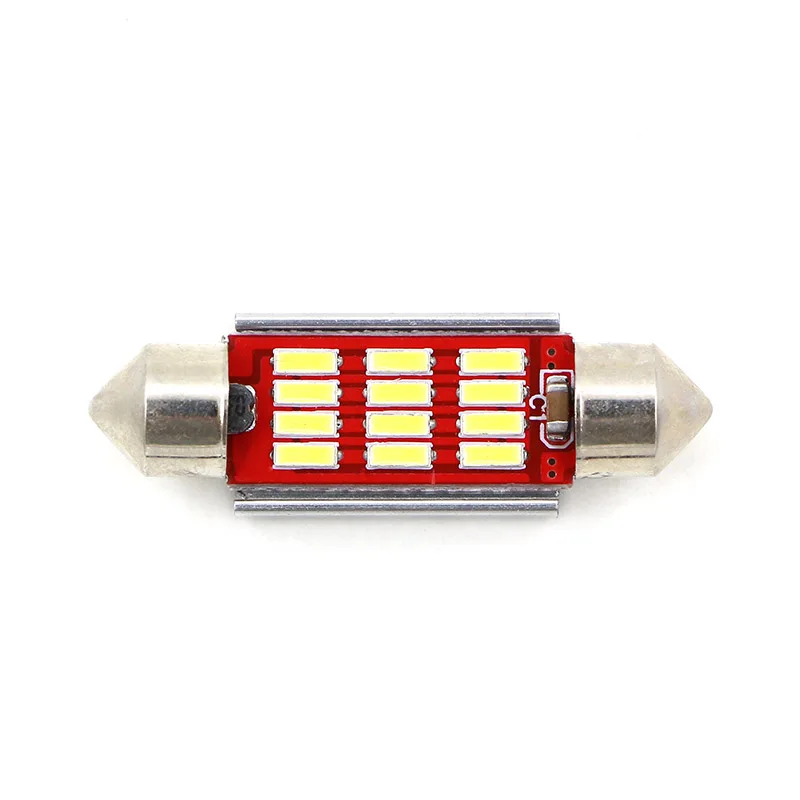 Edis светильник 4 шт. фонарь без ошибок 31 мм 36 39 42 C10W C5W 4014 SMD автомобильная лампа