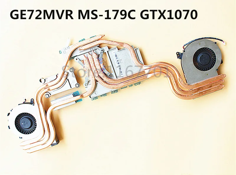 Новый ORG ноутбук/ноутбук CPU/GPU радиатор охлаждения и вентилятор для MSI GE72 GE72MVR GP72MVR