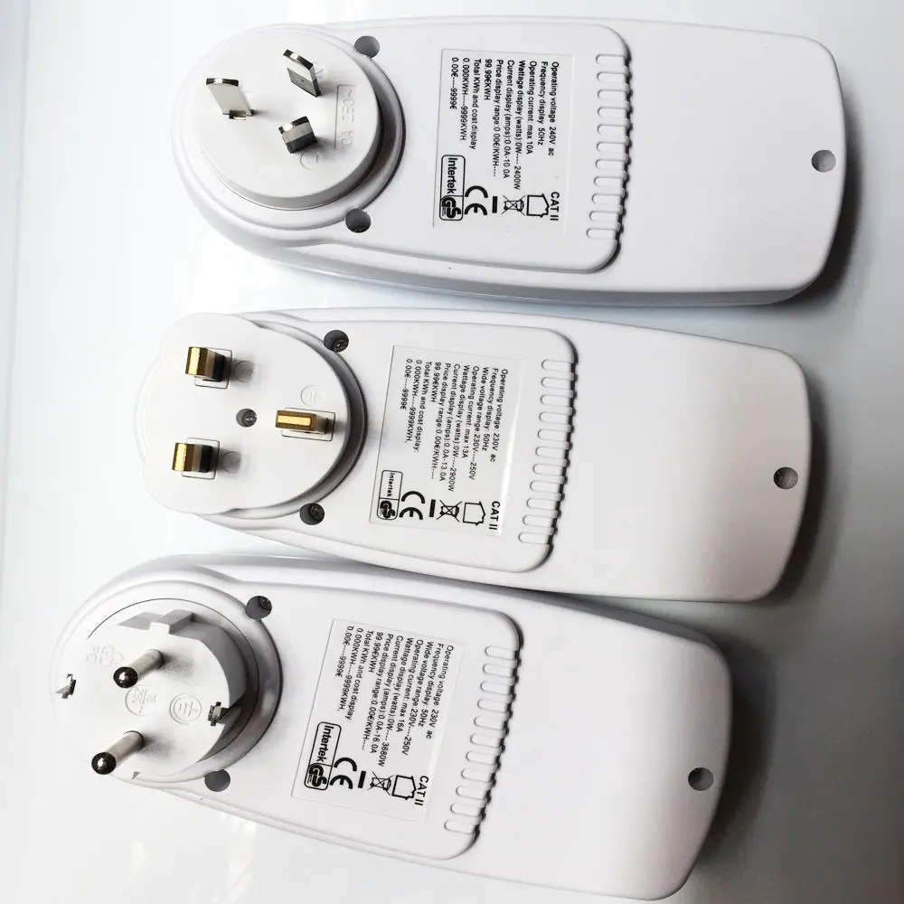 US/EU/AU/UK измеритель мощности с вилкой цифровой мощности|energy meter|eu usus eu |