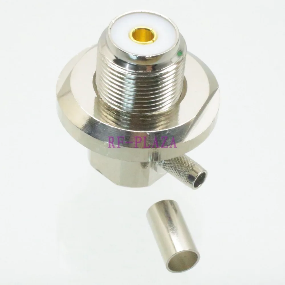 1 шт. коннектор UHF SO239 ОБЖИМНАЯ перегородка с прямым углом RG58 RG142 LMR195 | Обустройство