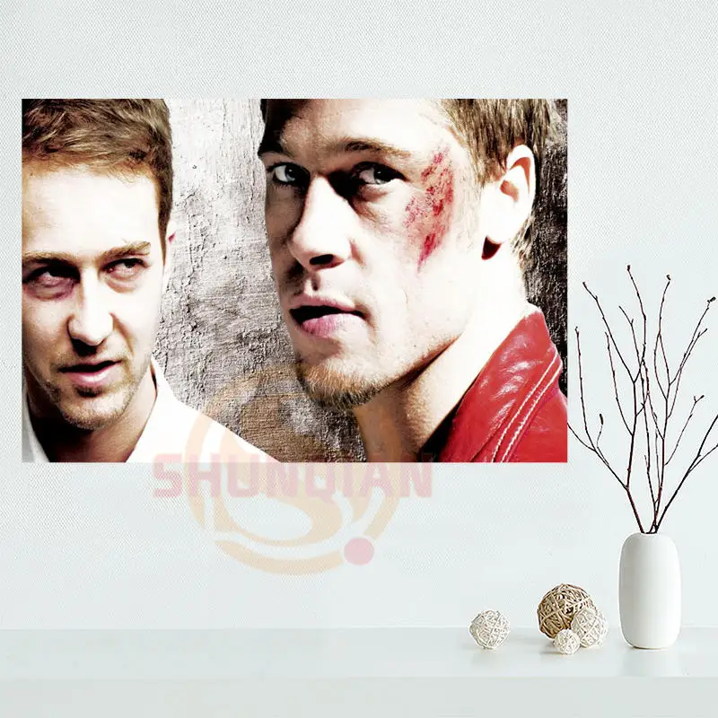 С изображением из фильма Бойцовский клуб гудка плакат Обычная сатиновая печати