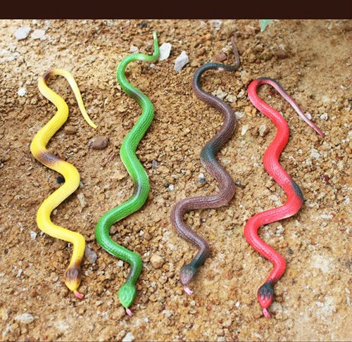 

April Fools' Day Prank Toy Rubber Artificial Snake Fake Horror Simulation cobra Halloween Gifts