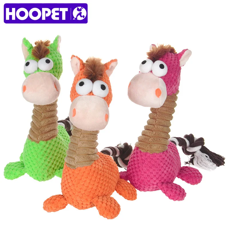 HOOPET Pet puupy собака прекрасная игрушка звук пищалка конек устойчивы укуса