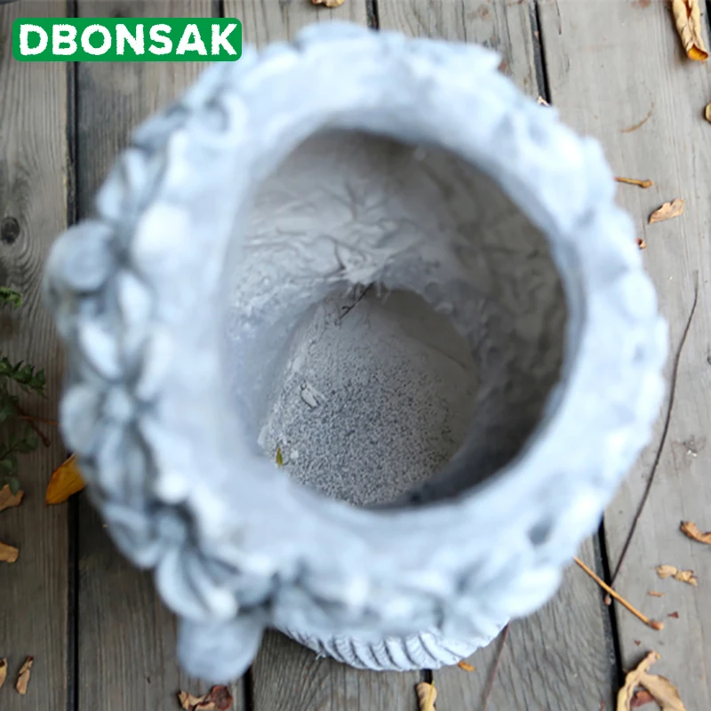 Скандинавские милые тупой Рот Мальчик ваза суккуленты цветочный горшок Duzui