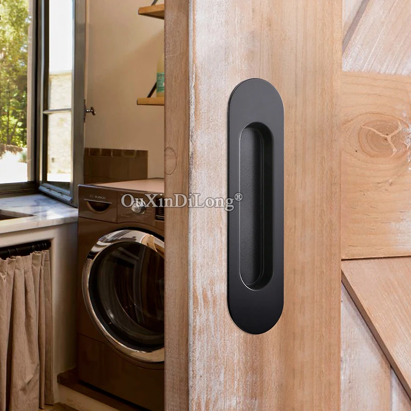 Встраиваемая ручка для раздвижной двери 1 пара скрытая невидимая деревянная