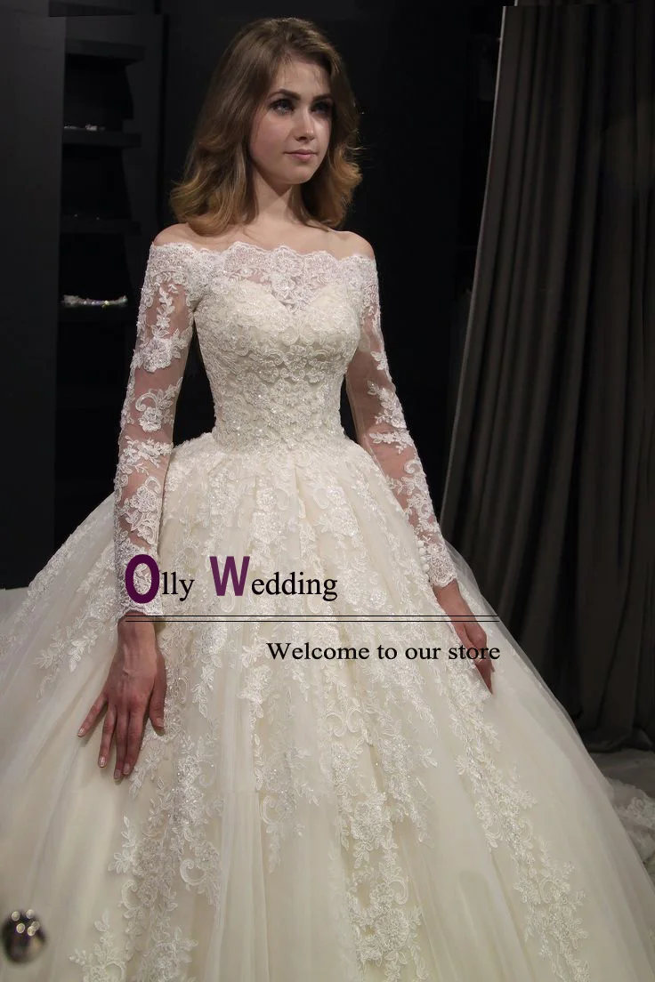 Романтическое бальное платье Свадебные платья Vestido De Novia 2019 кружевное с