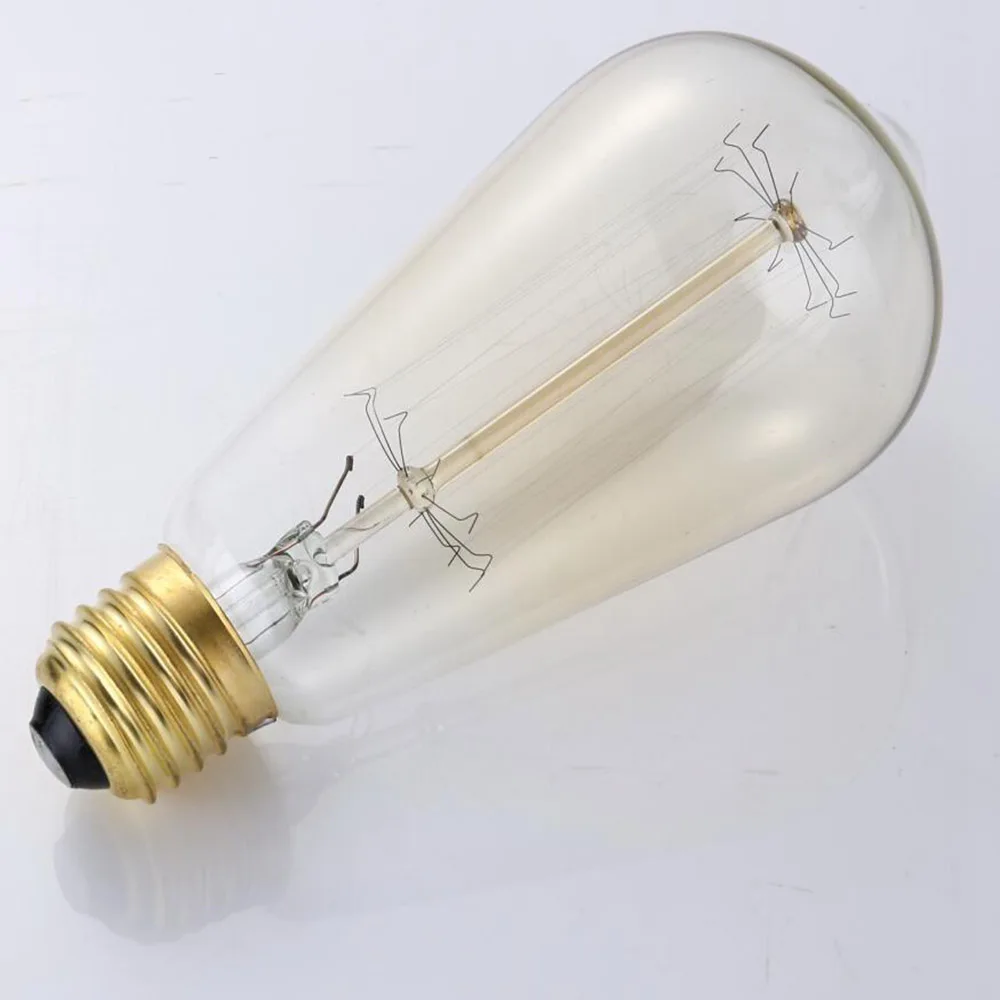 T.Y.S ампул Винтаж Lamparas E27 220v для декора St64 Luminaria Decorativa Внутреннее декоративное